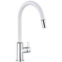 Bingo star xs Spültisch-Einhandmis herausziehbarer Auslauf chrom/weißmatt Bingo star xs Spültisch-Einhandmis herausziehbarer Auslauf chrom/weißmatt von KLUDI