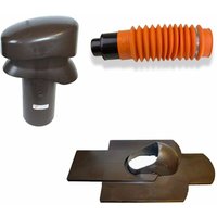 Klöber-Set11 Dachentlüftung DN100 Braun Biberschwanz Lüftungziegel Klöber-Set11 Dachentlüftung DN100 Braun Biberschwanz Lüftungziegel von KLÜBER