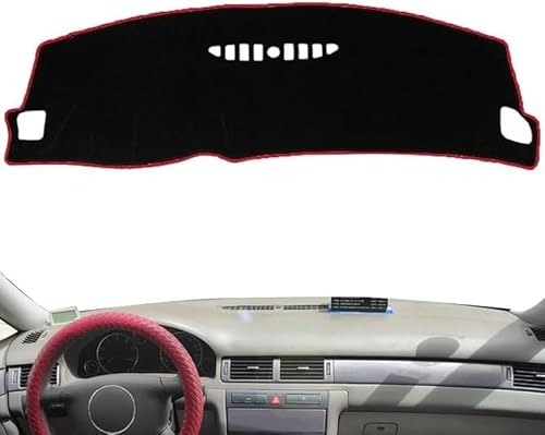 KLUEES Armaturenbrett Abdeckung Matte Für Audi A6 C5 1998~2004,Anti-UV Auto-Armaturenbrett-Abdeckung Sonnenschutzmatten Vermeiden Sie Lichtpad von KLUEES
