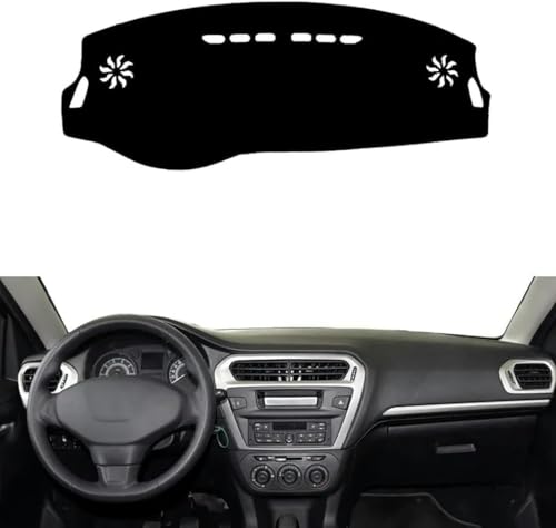 KLUEES Armaturenbrett Abdeckung Matte Für Peugeot 301 2012-2019,Anti-UV Auto-Armaturenbrett-Abdeckung Sonnenschutzmatten Vermeiden Sie Lichtpad KLUEES Armaturenbrett Abdeckung Matte Für Peugeot 301 2012-2019,Anti-UV Auto-Armaturenbrett-Abdeckung Sonnenschutzmatten Vermeiden Sie Lichtpad von KLUEES