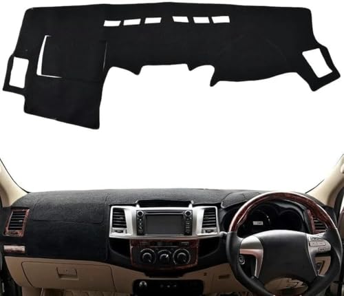 KLUEES Armaturenbrett Abdeckung Matte Für Toyota Hilux SW4 Fortuner 2005-2015,Anti-UV Auto-Armaturenbrett-Abdeckung Sonnenschutzmatten Vermeiden Sie Lichtpad KLUEES Armaturenbrett Abdeckung Matte Für Toyota Hilux SW4 Fortuner 2005-2015,Anti-UV Auto-Armaturenbrett-Abdeckung Sonnenschutzmatten Vermeiden Sie Lichtpad von KLUEES