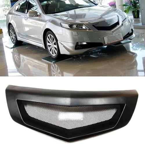 KLUEES Auto Front KüHlergrill,FüR Acura TL 2009 2010 2011 Sedan,Auto StoßStangengitter Tuning ZubehöR FrontstoßStange Grilleinsatz Ersatz Schutz von KLUEES