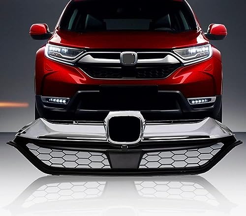 KLUEES Auto Front KüHlergrill,FüR CRV 2017 2018 2019 2020 2021,Auto StoßStangengitter Tuning ZubehöR FrontstoßStange Grilleinsatz Ersatz Schutz KLUEES Auto Front KüHlergrill,FüR CRV 2017 2018 2019 2020 2021,Auto StoßStangengitter Tuning ZubehöR FrontstoßStange Grilleinsatz Ersatz Schutz von KLUEES