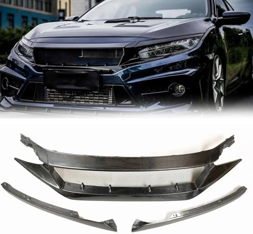 KLUEES Auto Front KüHlergrill,FüR Civic FK8 FC1 FK7 10th 2016 2017 2018 2019,Auto StoßStangengitter Tuning ZubehöR FrontstoßStange Grilleinsatz Ersatz Schutz KLUEES Auto Front KüHlergrill,FüR Civic FK8 FC1 FK7 10th 2016 2017 2018 2019,Auto StoßStangengitter Tuning ZubehöR FrontstoßStange Grilleinsatz Ersatz Schutz von KLUEES