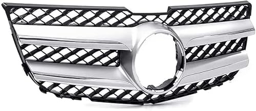 KLUEES Auto Front KüHlergrill,FüR Mercedes Benz GLK X204 GLK250 GLK350 2013-2015,Auto StoßStangengitter Tuning ZubehöR FrontstoßStange Grilleinsatz Ersatz Schutz von KLUEES