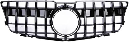 KLUEES Auto Front KüHlergrill,FüR Mercedes Benz X204 350 400 2008-2012,Auto StoßStangengitter Tuning ZubehöR FrontstoßStange Grilleinsatz Ersatz Schutz von KLUEES