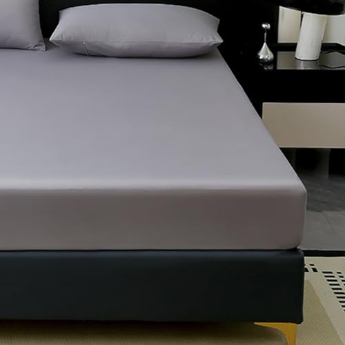 KLUOT Jersey Wasserdichtes Spannbettlaken 150 x 200 + 30 cm kuschelig und weich Bettlaken für Matratze, Boxspringbett oder Topper - 5 bis 30 cm Matratzenhöhe von KLUOT
