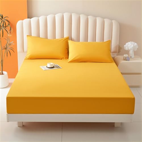 KLUOT Jersey Wasserdichtes Spannbettlaken 180 x 200 + 25 cm Hautsympathisch, Atmungsaktiv Bettlaken für Matratze, Boxspringbett oder Topper - 5 bis 25 cm Matratzenhöhe von KLUOT