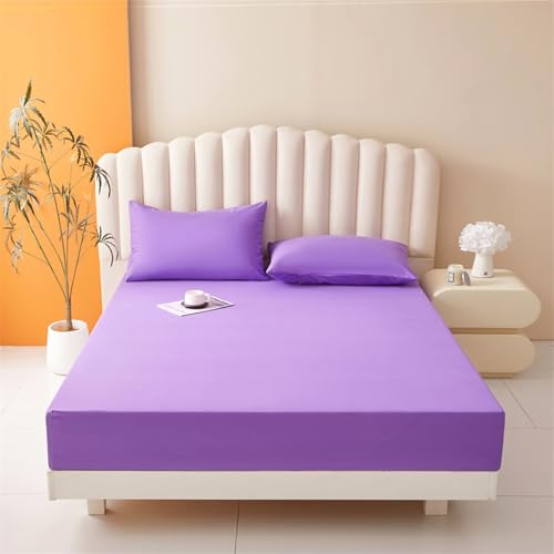 KLUOT Jersey Wasserdichtes Spannbettlaken 180 x 200 + 25 cm atmungsaktiv Bettlaken für Matratze, Boxspringbett oder Topper - 5 bis 25 cm Matratzenhöhe von KLUOT