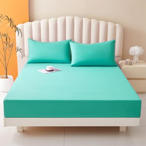 KLUOT Jersey Wasserdichtes Spannbettlaken 180 x 200 + 25 cm kuschelig und weich Bettlaken für Matratze, Boxspringbett oder Topper - 5 bis 25 cm Matratzenhöhe von KLUOT
