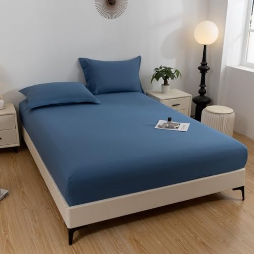 KLUOT Jersey Wasserdichtes Spannbettlaken 200 x 220 + 25 cm hautsympathisch Bettlaken für Matratze, Boxspringbett oder Topper - 5 bis 25 cm Matratzenhöhe von KLUOT