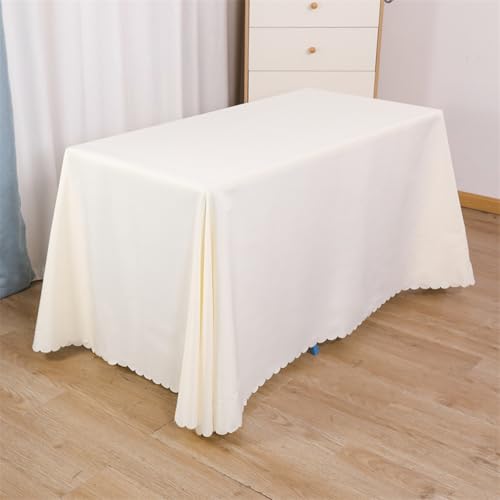 KLUOT Tischdecke 180 x 180 cm hellweiß Tischdecken Rechteckige, Polyester Langlebige Abwaschbar Tischtuch FüR KüChe Essen Parteien KLUOT Tischdecke 180 x 180 cm hellweiß Tischdecken Rechteckige, Polyester Langlebige Abwaschbar Tischtuch FüR KüChe Essen Parteien von KLUOT