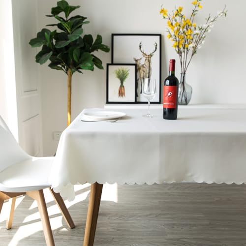 KLUOT Tischdecke 180 x 260 cm cremefarben Polyester Abwaschbar Tischdeck FüR KüChe Essen Parteien KLUOT Tischdecke 180 x 260 cm cremefarben Polyester Abwaschbar Tischdeck FüR KüChe Essen Parteien von KLUOT