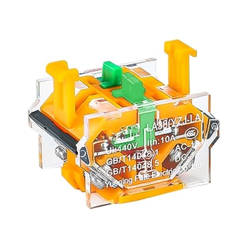 KLVN 1 Stecker für Sakelar Tombol Tekan LA39 LA38 1NO1NC 2NO Stecker DIY-Stecker (Color : 2NO H) von KLVN