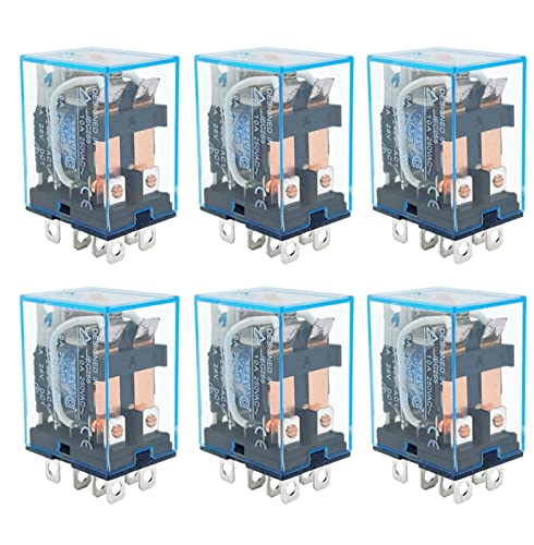 KLVN 10 stücke Relais. LY2NJ 12V 24V 110V 220V Kleines Relais 1. 0a 8pin. Spule Dpdt (Size : AC220) von KLVN