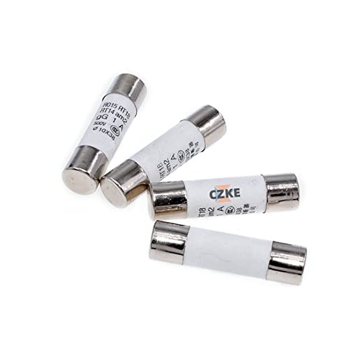 KLVN 5 stücke 10 * 38 Fast Blase Ceramic Fuse 10x38mm Sicherung 50 0V 0,5A 1A 2A 4A 5A 6A 8A 10A 16A 20A 32A RO15 RT18 RT14 (Size : 20A) von KLVN