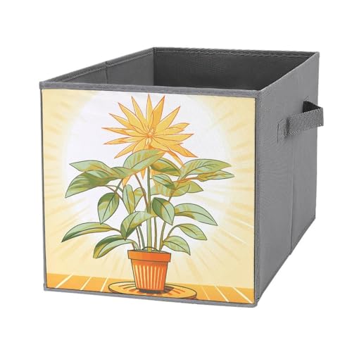 KLWQR Aufbewahrungswürfel, faltbar, wasserdicht, würfelförmig, Aufbewahrungskorb mit Griffen, für Lichtpflanzen, Spielzeug, Aufbewahrungsbox für Zuhause, Schränke, Büros, Schlafzimmer, 1 Stück KLWQR Aufbewahrungswürfel, faltbar, wasserdicht, würfelförmig, Aufbewahrungskorb mit Griffen, für Lichtpflanzen, Spielzeug, Aufbewahrungsbox für Zuhause, Schränke, Büros, Schlafzimmer, 1 Stück von KLWQR