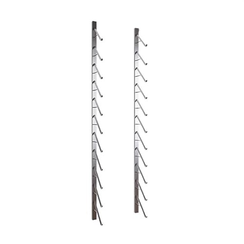 11-stufiger Wand-Präsentationsständer für Bodenfliesen, Regal für kommerzielle Keramikfliesen, Muster-Skateboardhalter für die Tür für Einzelhandelsgeschäfte, Silber, 21 cm – Maximieren Sie den Plat von KLYDBMYT
