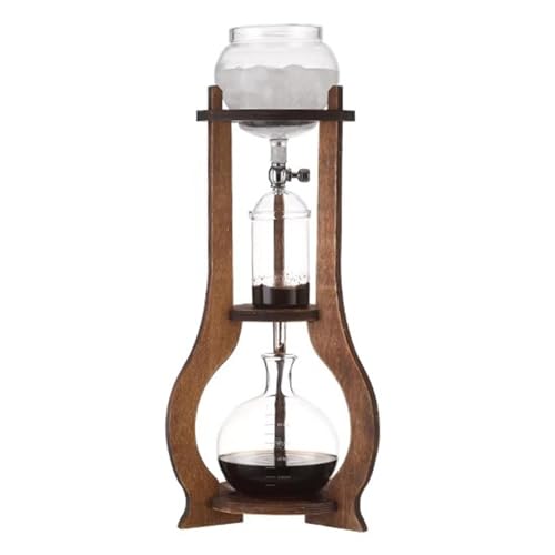 Cold Brew Drip Tower, Drip Tower Kaffeemaschine, 800 ml Eiskaffee Cold Brew Maker, mit einstellbarem Tropfer, für Kaffeeliebhaber von KLYDBMYT