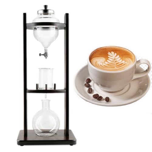 Cold Brew Drip Tower, Eiskaffeemaschine, handgefertigtes Drip Coffee Tool Set, manueller Kaffeeextraktor, für Zuhause, Teehäuser Cold Brew Drip Tower, Eiskaffeemaschine, handgefertigtes Drip Coffee Tool Set, manueller Kaffeeextraktor, für Zuhause, Teehäuser von KLYDBMYT