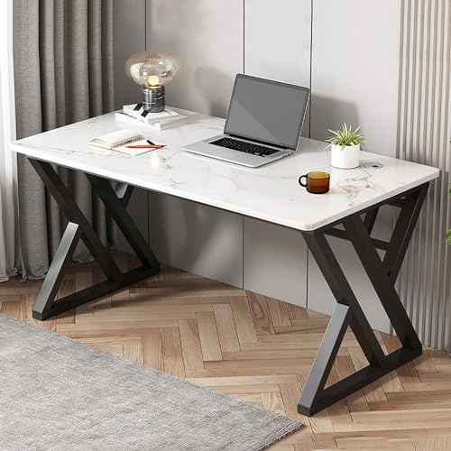 Computertisch, PC-Schreibtisch, Arbeitszimmer, Schreibtisch, Arbeitsstation, kann als Spieletisch oder Computertisch verwendet werden, Eckschreibtisch im modernen Design für kleine Räume A,100x75x60 von KLYDBMYT