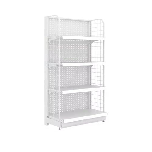 Wandmontierte Bodenregale, Convenience-Kombinationsregale - Wandregal für den Einzelhandel mit Gondelregalen - mit Gitter-Supermarktregalen, für Einzelhandels-/Convenience-Lebensmittel-/Supermarktre Wandmontierte Bodenregale, Convenience-Kombinationsregale - Wandregal für den Einzelhandel mit Gondelregalen - mit Gitter-Supermarktregalen, für Einzelhandels-/Convenience-Lebensmittel-/Supermarktre von KLYDBMYT