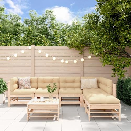 7-TLG. Garten-Lounge-Set Massivholz Kiefer Gartenmöbel, Gartenmöbel-Sets 7-TLG. Garten-Lounge-Set Massivholz Kiefer Gartenmöbel, Gartenmöbel-Sets von KLYEON