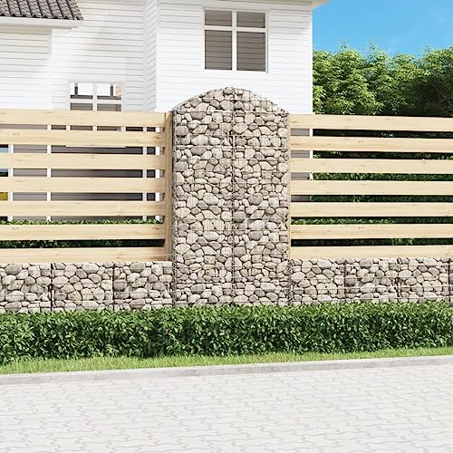 Gabimit Hochbogen 100x30x200/220 cm Verzinktes Eisen Blumentöpfe & Pflanzgefäße, Gartenpflege von KLYEON