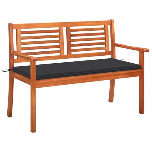 KLYEON 2-Sitzer-Gartenbank mit Auflage 120 cm Massivholz Eukalyptus Gartenmöbel KLYEON 2-Sitzer-Gartenbank mit Auflage 120 cm Massivholz Eukalyptus Gartenmöbel von KLYEON