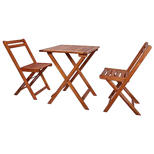 KLYEON 3-TLG. Bistro-Set Klappbar Massivholz Akazie Gartenmöbel, Gartenmöbel-Sets KLYEON 3-TLG. Bistro-Set Klappbar Massivholz Akazie Gartenmöbel, Gartenmöbel-Sets von KLYEON