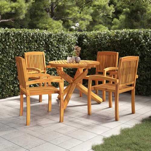 KLYEON 5-TLG. Garten-Essgruppe Massivholz Teak Gartenmöbel, Gartenmöbel-Sets KLYEON 5-TLG. Garten-Essgruppe Massivholz Teak Gartenmöbel, Gartenmöbel-Sets von KLYEON