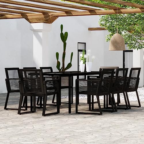 KLYEON 9-TLG. Garten-Essgruppe Schwarz Gartenmöbel, Gartenmöbel-Sets KLYEON 9-TLG. Garten-Essgruppe Schwarz Gartenmöbel, Gartenmöbel-Sets von KLYEON