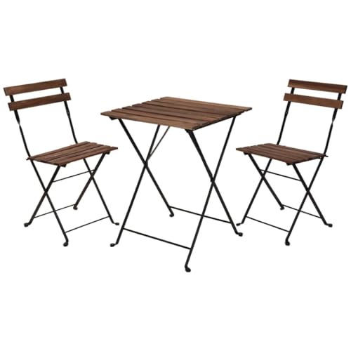 KLYEON Bistro-Set 3-TLG. Schwarz Gartenmöbel, Gartenmöbel-Sets KLYEON Bistro-Set 3-TLG. Schwarz Gartenmöbel, Gartenmöbel-Sets von KLYEON