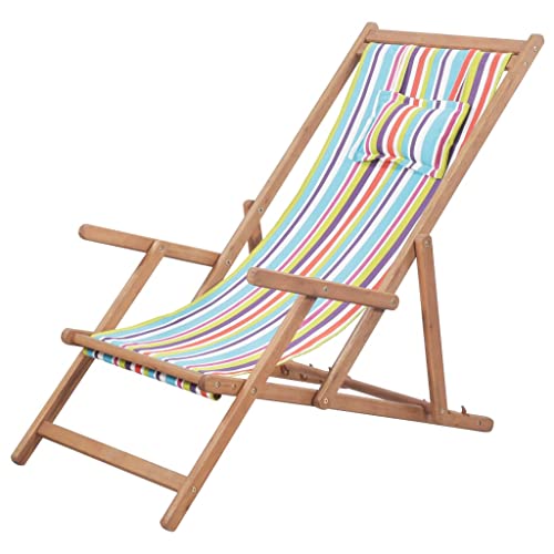 KLYEON Gartensitzmöbel Strandstuhl Klappbar Stoff und Massivholz Mehrfarbig KLYEON Gartensitzmöbel Strandstuhl Klappbar Stoff und Massivholz Mehrfarbig von KLYEON
