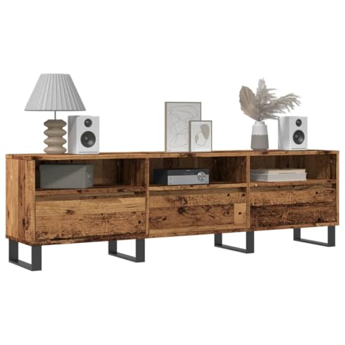 KLYEON TV-Schrank Altholz-Optik HiFiSchrank Wohnzimmereinrichtung Modernes Design for Wohnzimmer 150x30x44,5 cm Holzwerkstoff KLYEON TV-Schrank Altholz-Optik HiFiSchrank Wohnzimmereinrichtung Modernes Design for Wohnzimmer 150x30x44,5 cm Holzwerkstoff von KLYEON