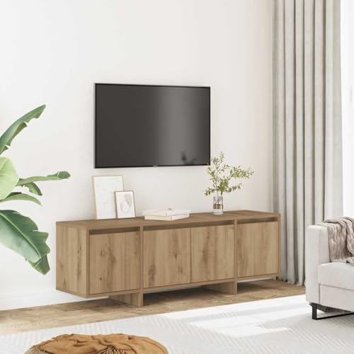 KLYEON TV-Schrank Artisan-Eiche Montage Eukalyptusholz Montagefreundlich for Tagungsraum 120x30x40,5 cm Holzwerkstoff von KLYEON