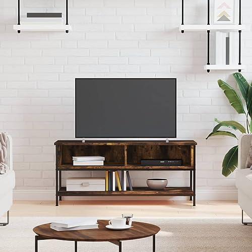 KLYEON TV-Schrank Räuchereiche Fernsehschrank modern TVSchrank naturbelassen for Hotel 100x35x45 cm Holzwerkstoff von KLYEON