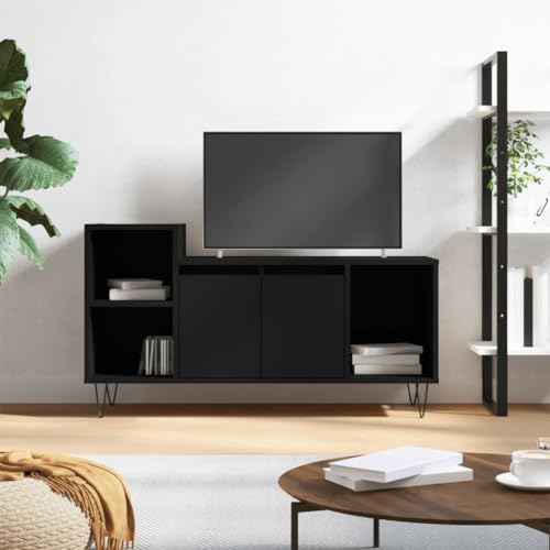 KLYEON TV-Schrank Schwarz Wohnzimmermöbel TVUntersetzer MultimediaGeräte for Schlafzimmer 100x35x55 cm Holzwerkstoff KLYEON TV-Schrank Schwarz Wohnzimmermöbel TVUntersetzer MultimediaGeräte for Schlafzimmer 100x35x55 cm Holzwerkstoff von KLYEON