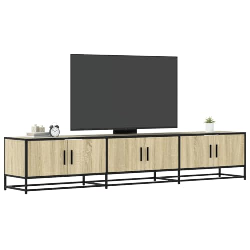 KLYEON TV-Schrank Sonoma-Eiche Wohnzimmermöbel Sonoma Eiche Stauraum for Hotel 210x35x41 cm Holzwerkstoff von KLYEON