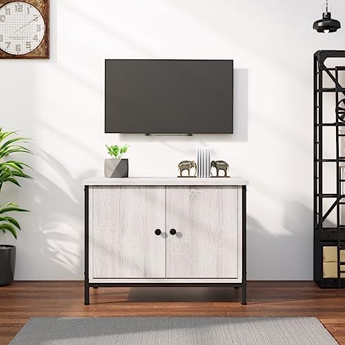 KLYEON TV-Schrank mit Türen Grau Sonoma naturbelassen TVSchrank einfache Montage for Hotel 60x35x45 cm Holzwerkstoff KLYEON TV-Schrank mit Türen Grau Sonoma naturbelassen TVSchrank einfache Montage for Hotel 60x35x45 cm Holzwerkstoff von KLYEON