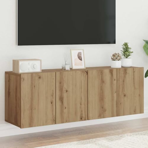 KLYEON TV-Wandschränke 2 STK. Artisan-Eiche Wandregal Mediamöbel HifiRegal for Multimedia-Center 60x30x41 cm KLYEON TV-Wandschränke 2 STK. Artisan-Eiche Wandregal Mediamöbel HifiRegal for Multimedia-Center 60x30x41 cm von KLYEON