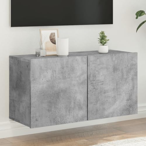 KLYEON TV-Wandschrank Betongrau viel Stauraum Wohnzimmermöbel Medienregal for Hotel 80x30x41 cm KLYEON TV-Wandschrank Betongrau viel Stauraum Wohnzimmermöbel Medienregal for Hotel 80x30x41 cm von KLYEON