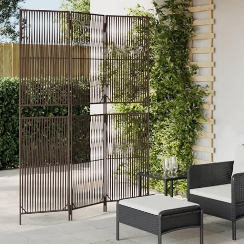 KLYEON Paravent 3-TLG. Braun Poly Rattan,Elegantes Poly Rattan Trennelement für mehr Privatsphäre und Gemütlichkeit Innen und Außen KLYEON Paravent 3-TLG. Braun Poly Rattan,Elegantes Poly Rattan Trennelement für mehr Privatsphäre und Gemütlichkeit Innen und Außen von KLYEON
