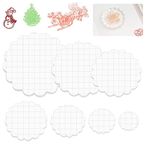 KLYNGTSK 6 Stück Silikonstempel Stanzblöcke Stempel Acryllblock Stempelblock Set 12/10/8/6/4/3*/2.5cm Acryl Stempel Block mit Gitterlinien Acryl Stanzblöcke für Scrapbooking DIY Handwerk Ornamente KLYNGTSK 6 Stück Silikonstempel Stanzblöcke Stempel Acryllblock Stempelblock Set 12/10/8/6/4/3*/2.5cm Acryl Stempel Block mit Gitterlinien Acryl Stanzblöcke für Scrapbooking DIY Handwerk Ornamente von KLYNGTSK