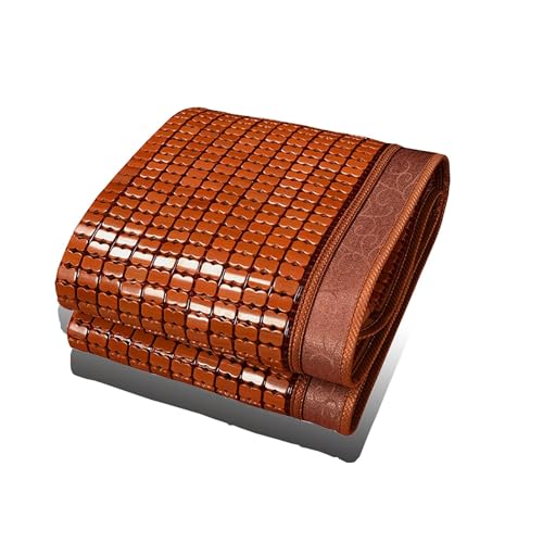 KLYso Atmungsaktive Sommerschlafmatte Aus Karbonisiertem Bambus, Faltbare Doppelseitige Matte Fürs Bett, Rattankühlung(180x200cm(70.9x78.7in)) von KLYso