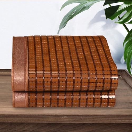 KLYso Mehrere Größenoptionen Sommerschlafmatte Faltbares Bett Kühlmatratze Kühlung for Den Heimschulschlafsaal Braun(100x190cm(39.4x75in)) von KLYso
