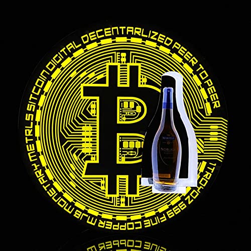 KLZUOPT Bar Liquor Bottle Display Led Champagnerflaschenhalter Weinregal Led Champagnerflaschenhalter Bar/Hotel/Nachtclub/Villa/Private Party Bitcoin Flaschenhalter R von KLZUOPT