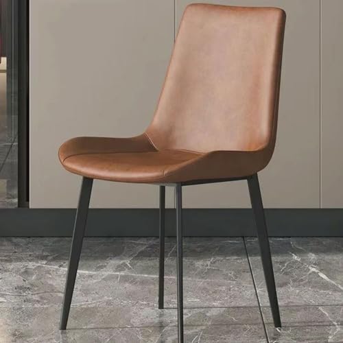 KLZUOPT Exquisiter cremefarbener 2-teiliger Esszimmerstuhl mit Metallbeinen und hoher Rückenlehne, Küchenstuhl, Ankleidestuhl, Verhandlungsstuhl, moderner Luxus-Esszimmer-Küchenstuhl KLZUOPT Exquisiter cremefarbener 2-teiliger Esszimmerstuhl mit Metallbeinen und hoher Rückenlehne, Küchenstuhl, Ankleidestuhl, Verhandlungsstuhl, moderner Luxus-Esszimmer-Küchenstuhl von KLZUOPT