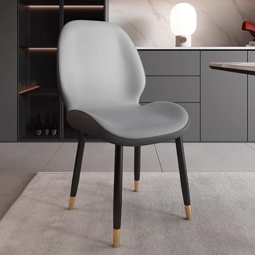 KLZUOPT Exquisites 2-teiliges Esszimmerstuhl-Set aus technischem Stoff in Kontrastfarbe, verdickter gepolsterter Küchenstuhl, Esszimmerstuhl mit Metallbeinen, Badezimmerstuhl, Ankleidezimmer, Zuhause KLZUOPT Exquisites 2-teiliges Esszimmerstuhl-Set aus technischem Stoff in Kontrastfarbe, verdickter gepolsterter Küchenstuhl, Esszimmerstuhl mit Metallbeinen, Badezimmerstuhl, Ankleidezimmer, Zuhause von KLZUOPT