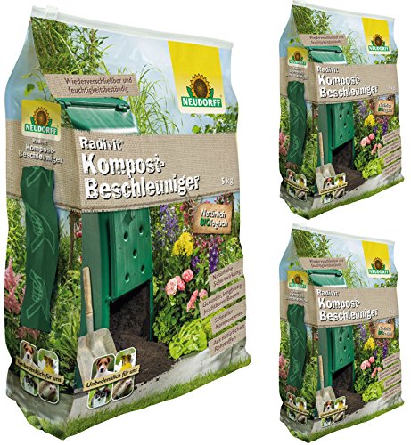 GARDOPIA Sparpaket: 3 x 5 kg Neudorff Radivit Kompost-Beschleuniger von Neudorff